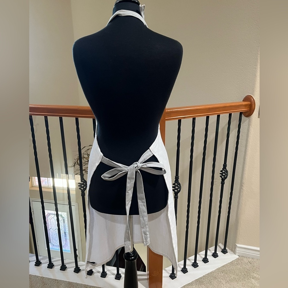 Cute Bunny Apron with Carrot Pockets by CUPCAKES AND CASHMERE: WOMEN 26”X 35” - Picture 9 of 11